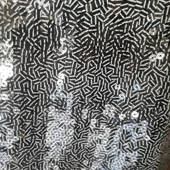 NWT Micheal Kors Black sequin Mini Sheath dress 8 MK Cocktail Party Tunic - Picture 5 of 6